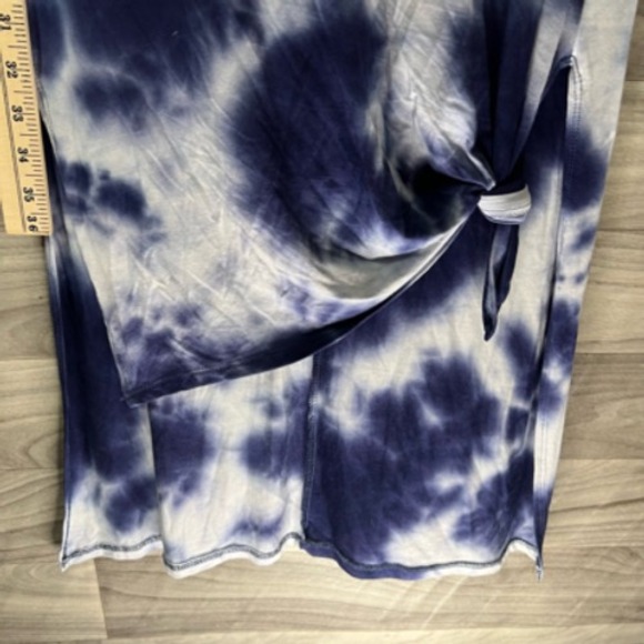 Caution To The Wind Womens‎ Sheath Dress Purple White Tie Dye Maxi Casual Boho S - Picture 6 of 12